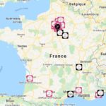 Plan des agences franchisées